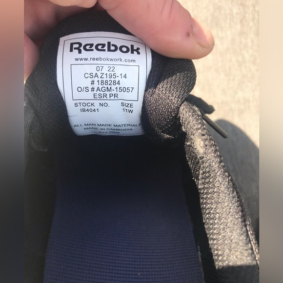 Sublite womens reebok composite toe safety shoes IB4041 - Picture 5 of 5